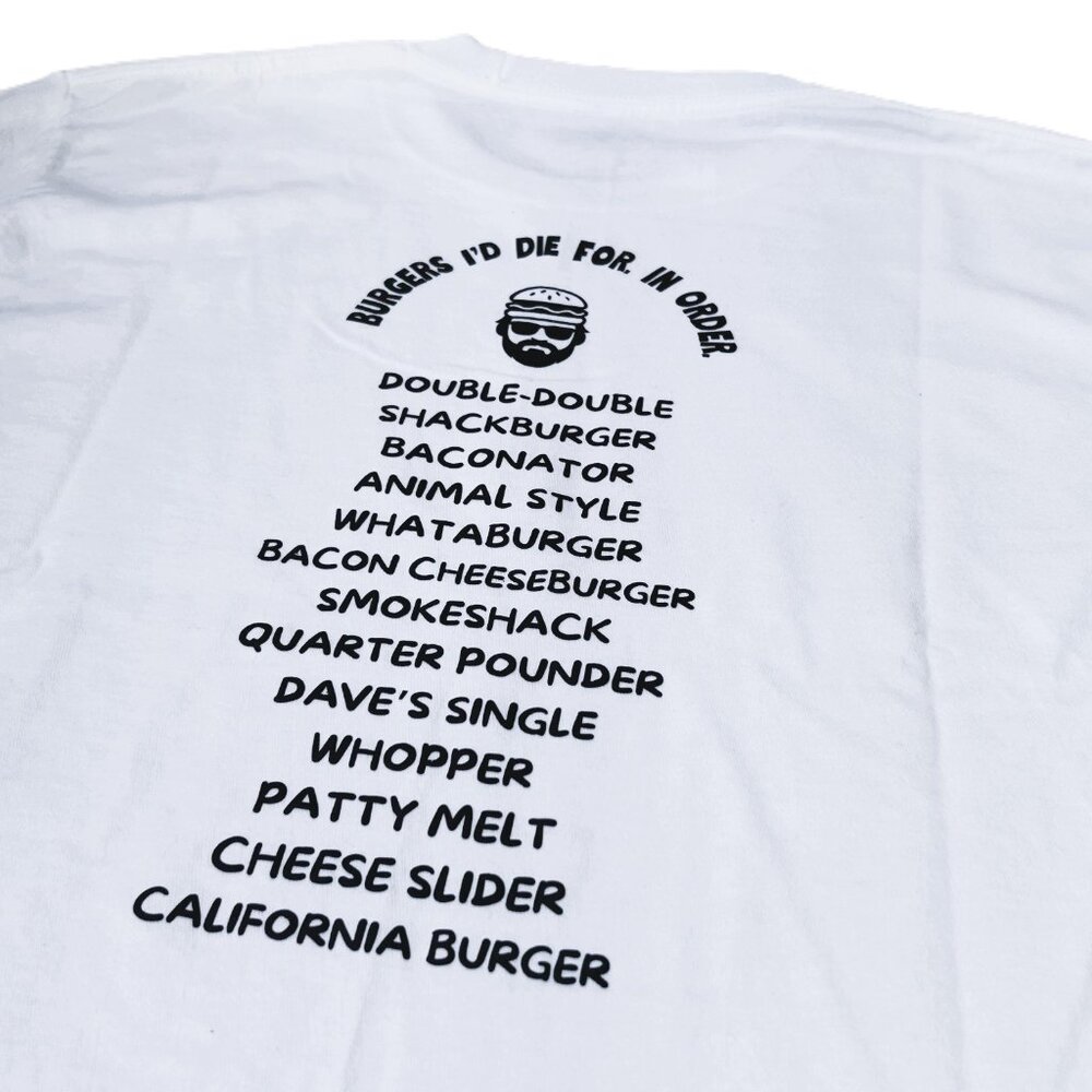 Burgernaut Burgers In Order Unisex Cotton Graphic T-Shirt
